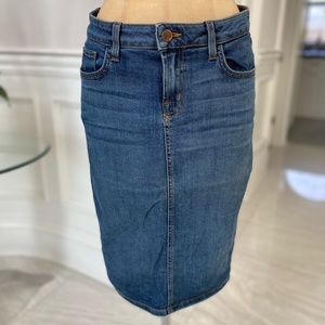 SevenTwoDenim stretchy pencil denim skirt